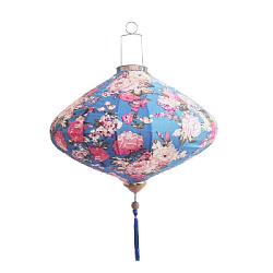 Вьетнамский фонарик 12" Лук синий 811