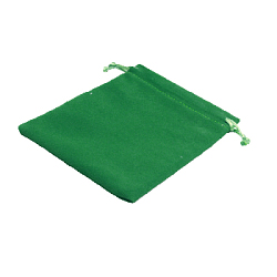 Мешочек замшевый (1) 20х25см, зеленый