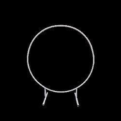 Каркас для фотозоны Круг d-2м, белый 